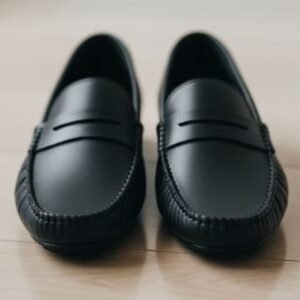 Black Moccasins – Vliztmo Shoes